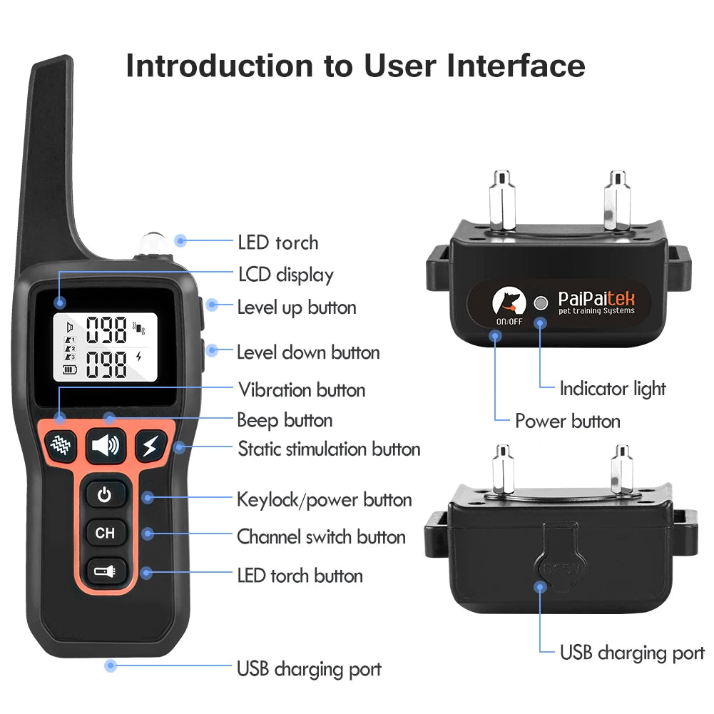 Rechargeable Bark Collar
