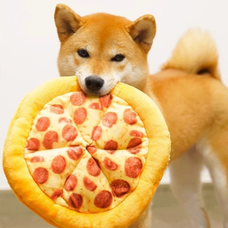 Squeaky Pizza Toy