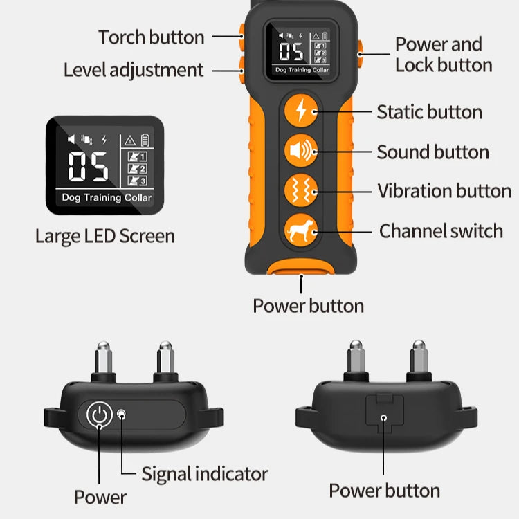 Remote Training Collar, Reflective