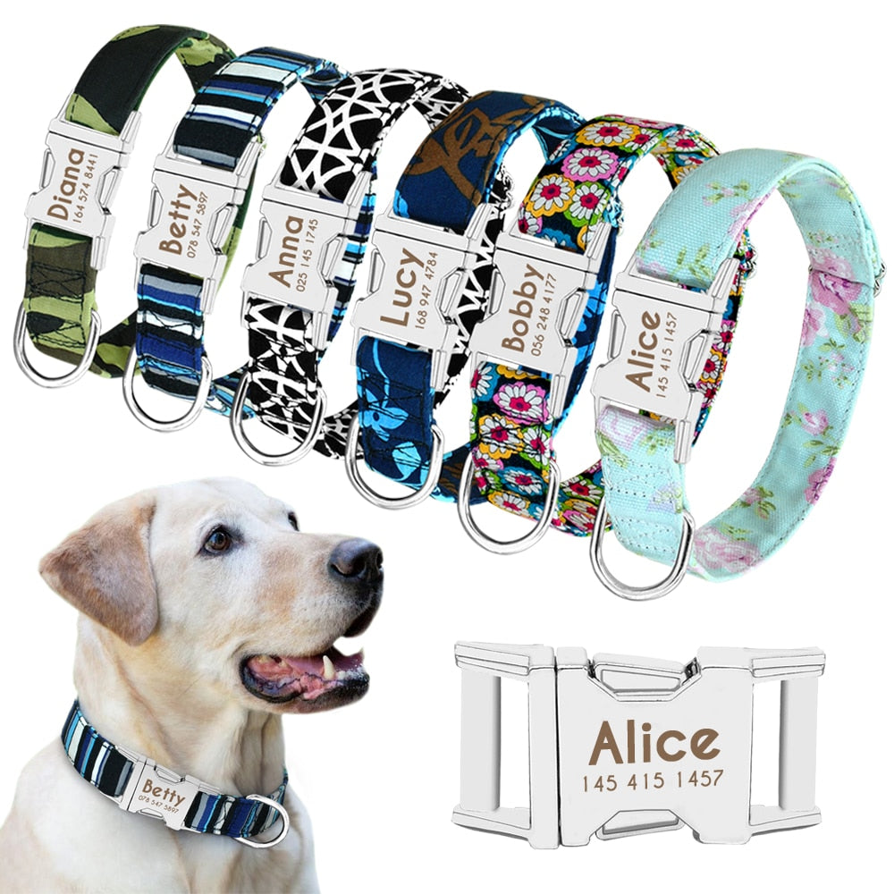 Personalized Nylon Collar