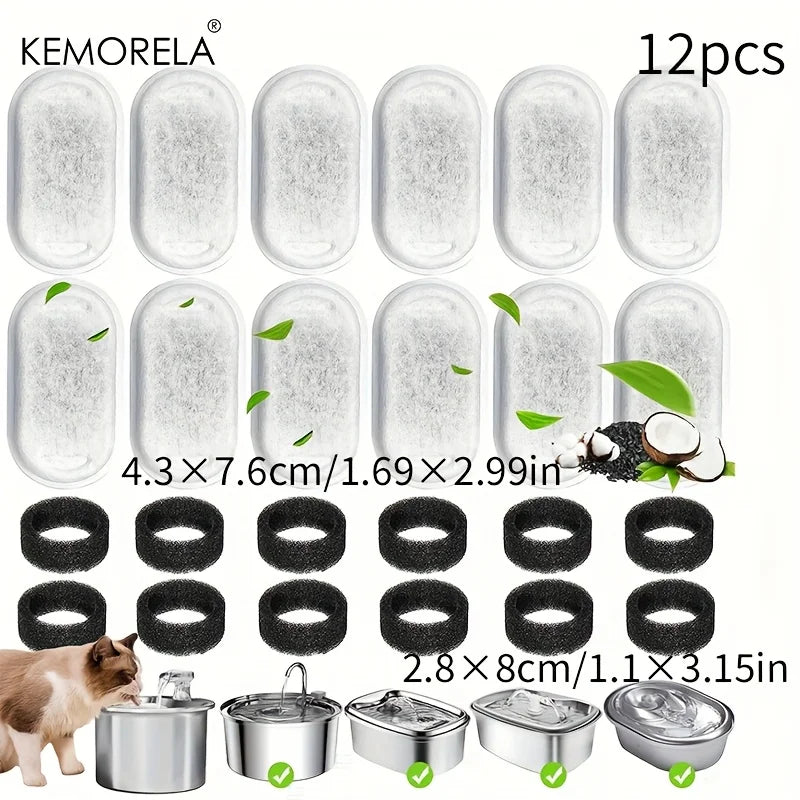 Fountain Filters, 12-Pack