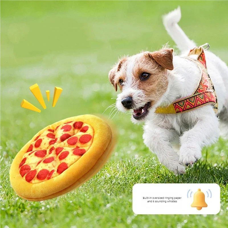 Squeaky Pizza Toy