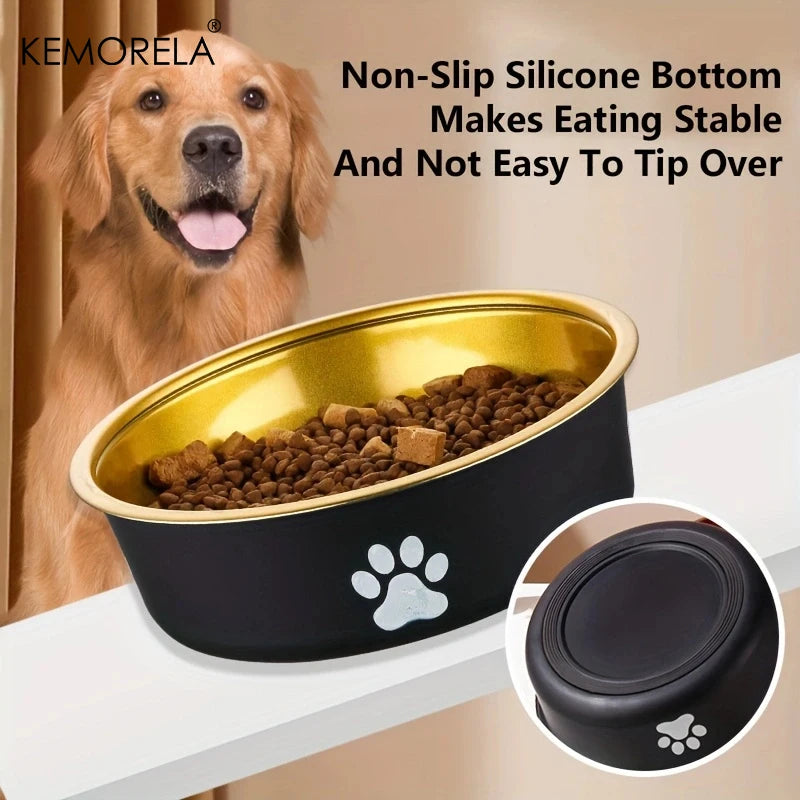 Steel Bowls, Non-Slip